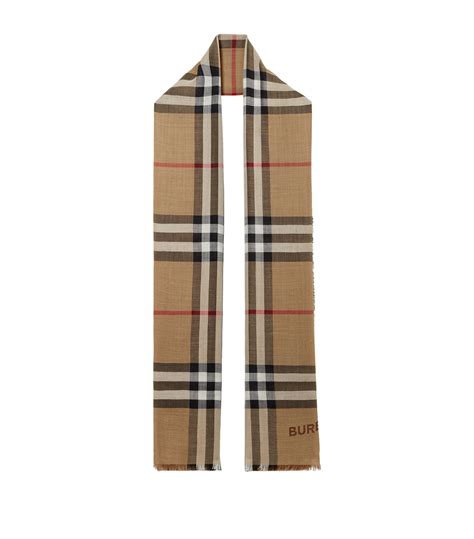 burberry scarf linen silk|Burberry reversible check silk scarf.